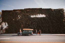 Road trippers load up ahead of another adventure.