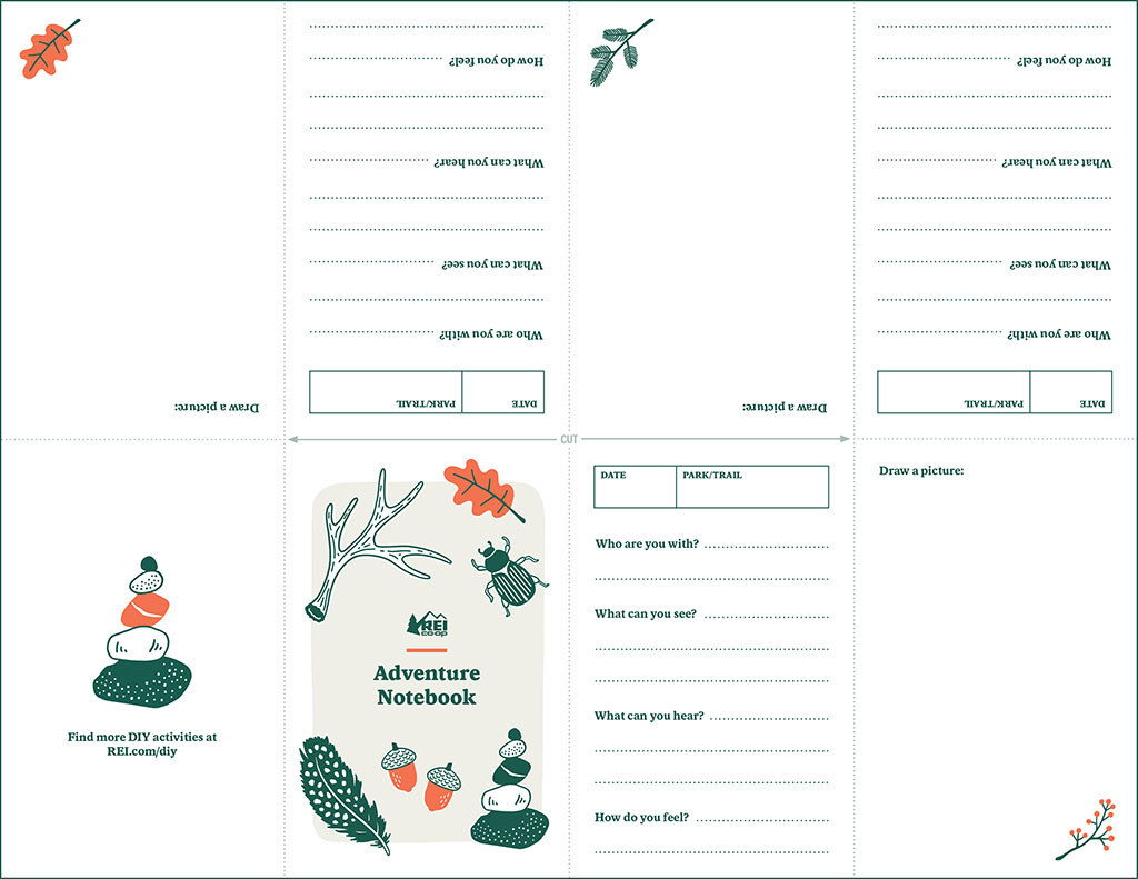 Adventure notebook template
