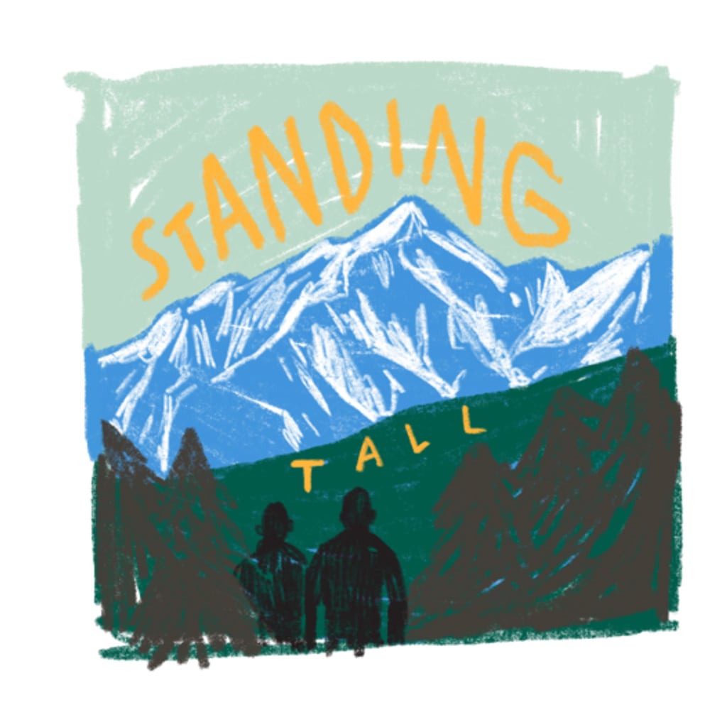 Illustration of Colorado mountain 