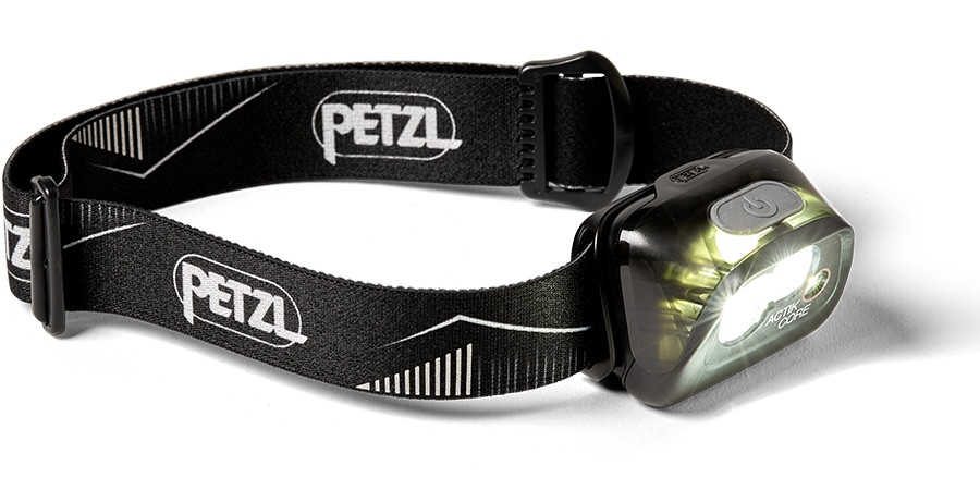 A product-on-white photo of the Petzl Actik Core Headlamp