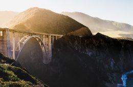 Bixby Bridge from the Castle Rock Viewpoint.