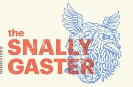 An illustration of the Snallygaster with text overlay that says The Snallygaster and Camp Monsters Podcast