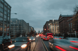 Traffic in downtown Washington. D.C.