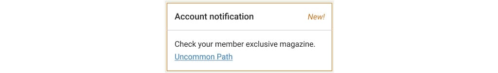 Account Notification
