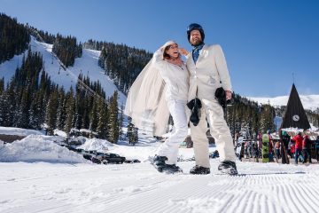 These Couples Got Married on Skis Atop a Mountain