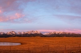 Scenic view of the Billings, Montana, area