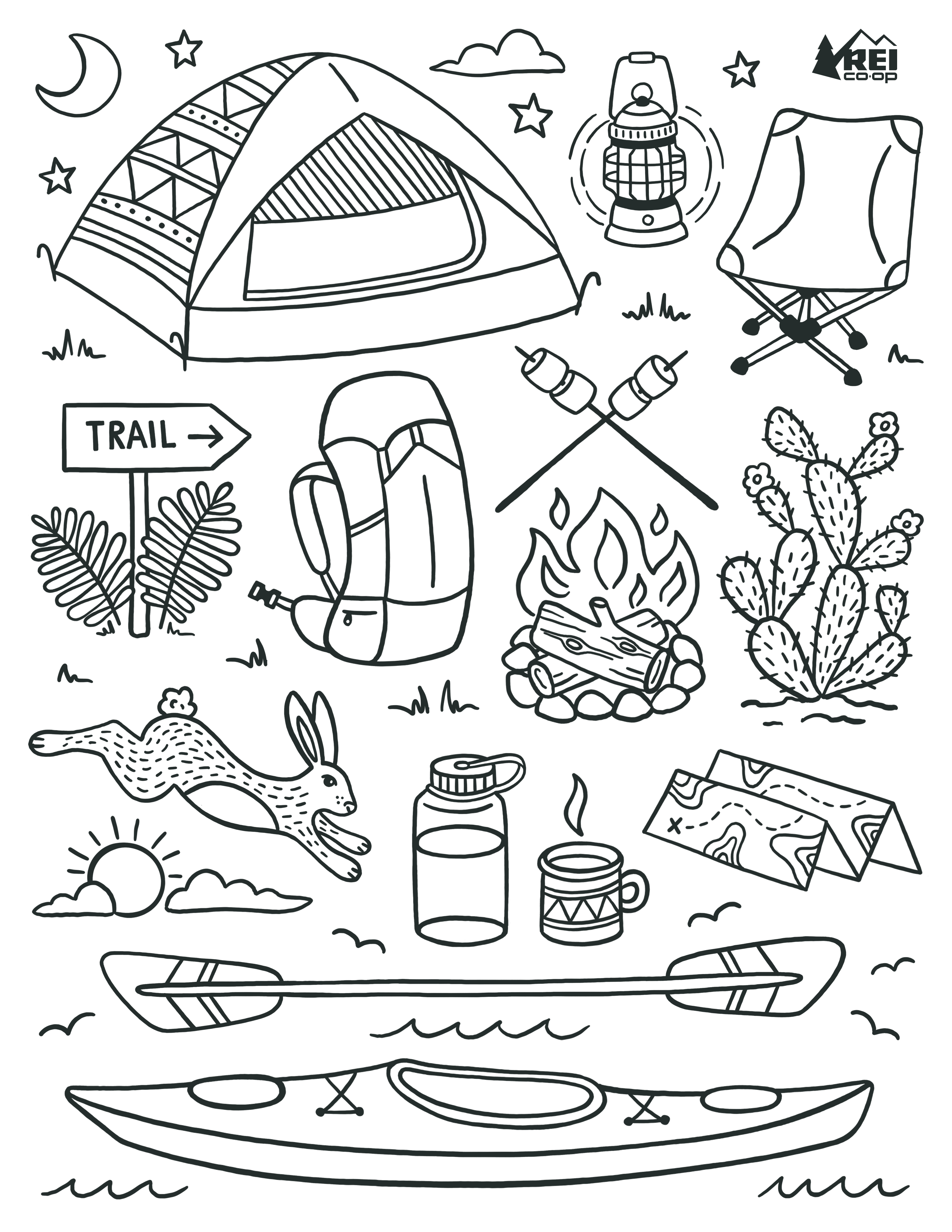 Coloring Pages Outdoors