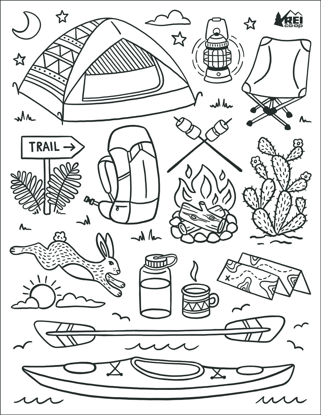 Take a Page from Our Co-op Coloring Book - Uncommon Path – An REI Co-op  Publication