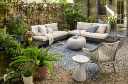 Backyard lounge