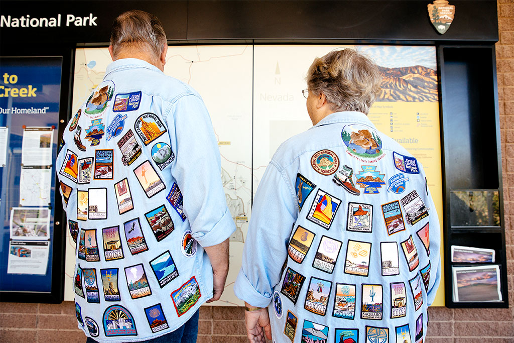 Glen and Sandy at Death Valley National Park