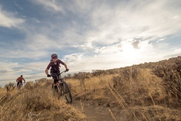 mountain biking