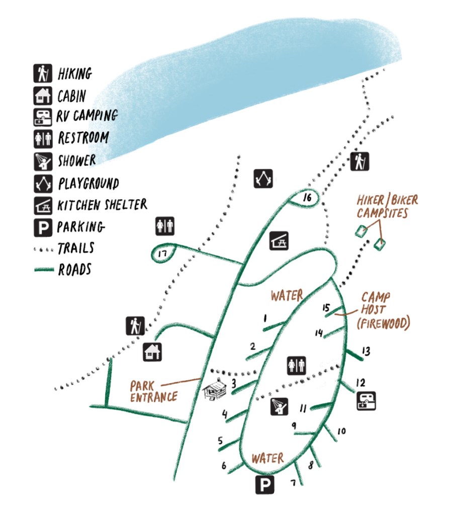 Campground Map Template