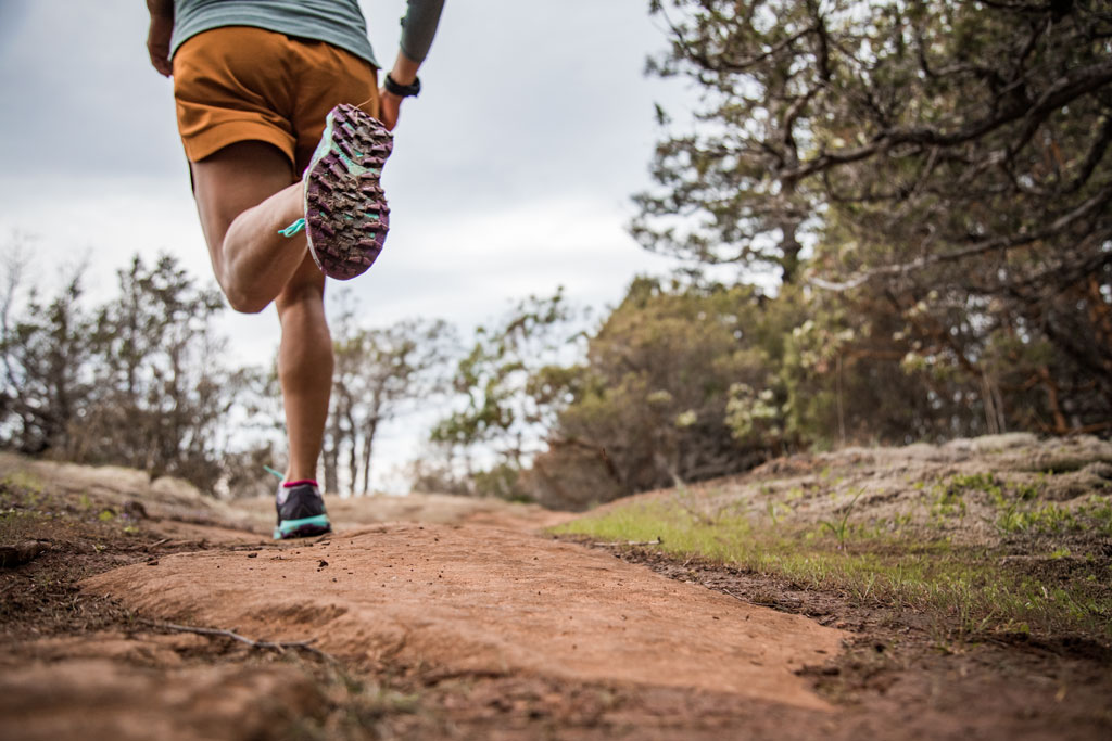 Runner on a trail