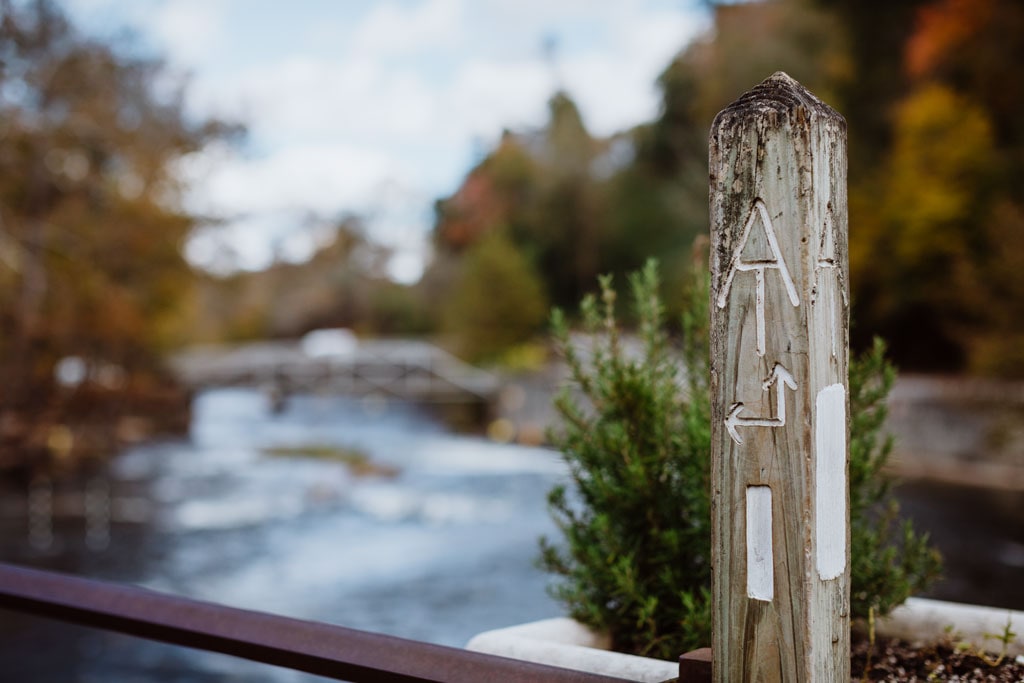 Appalachian Trail marker