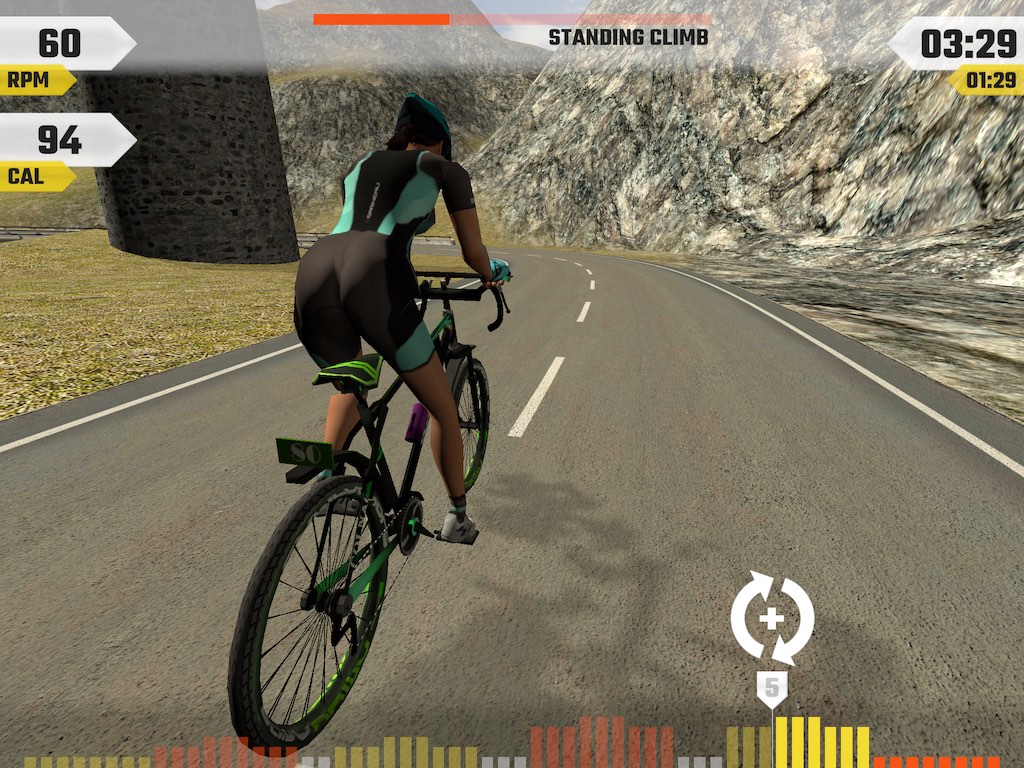 Screenshot of CycleGo app