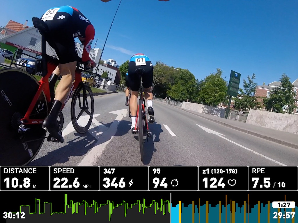 Screenshot of The Sufferfest app