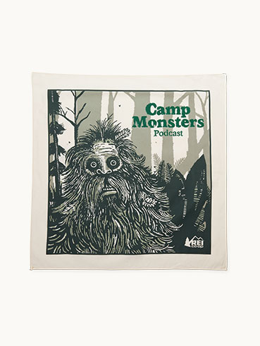 REI Co-op Camp Monsters Graphic Bandana
