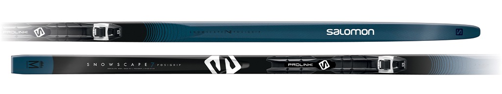 Salomon Snowscape 7 Posigrip Cross-Country Skis with Prolink Bindings