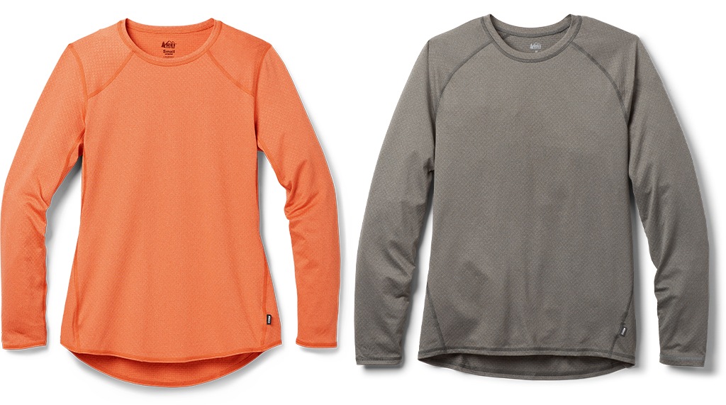 REI Co-op Lightweight Base Layer Long-Sleeve Crew Top