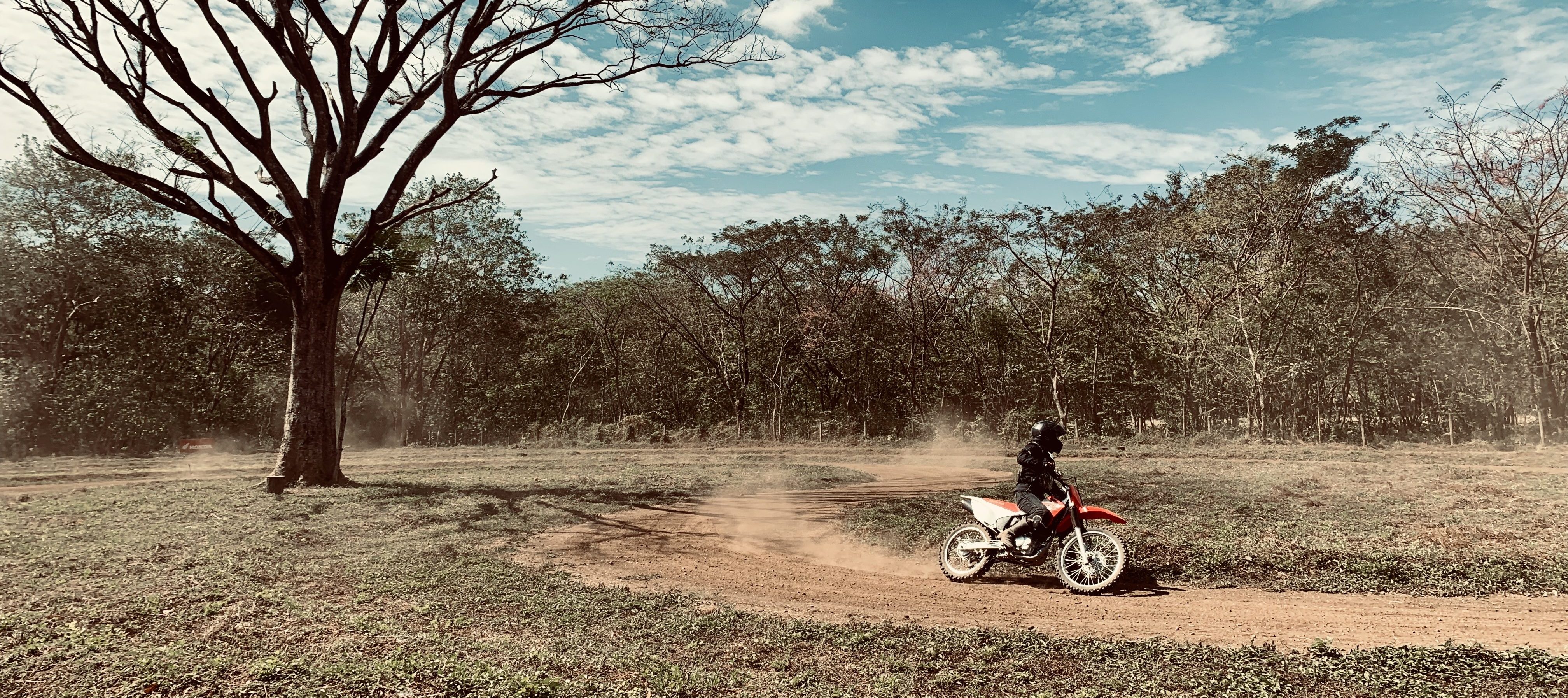 monica ramos on her motorcycle