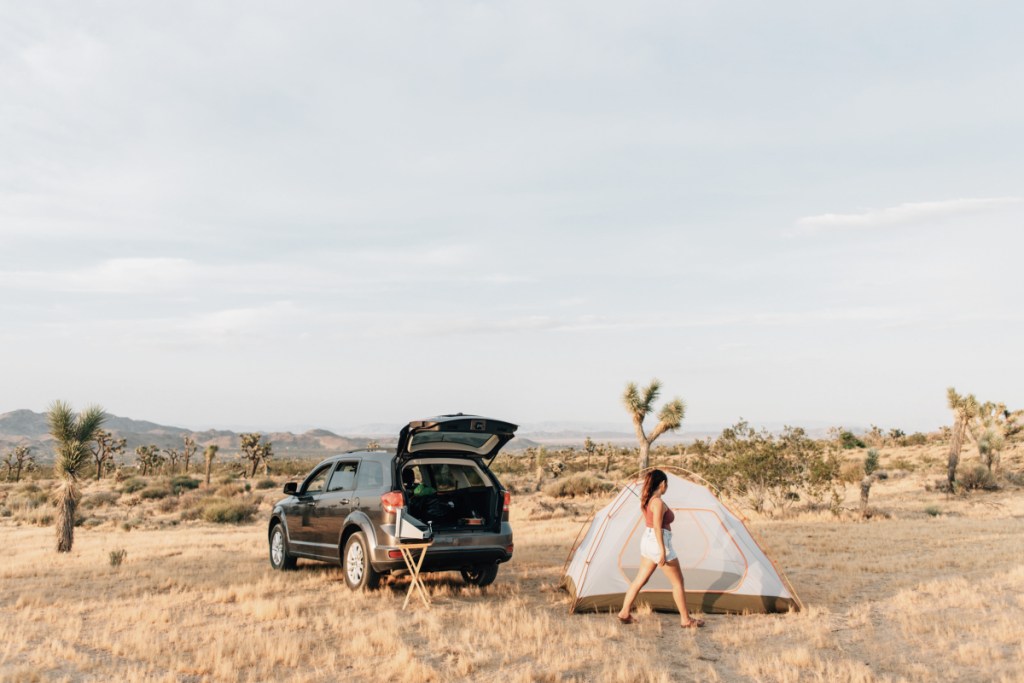 Last cheap minute camping