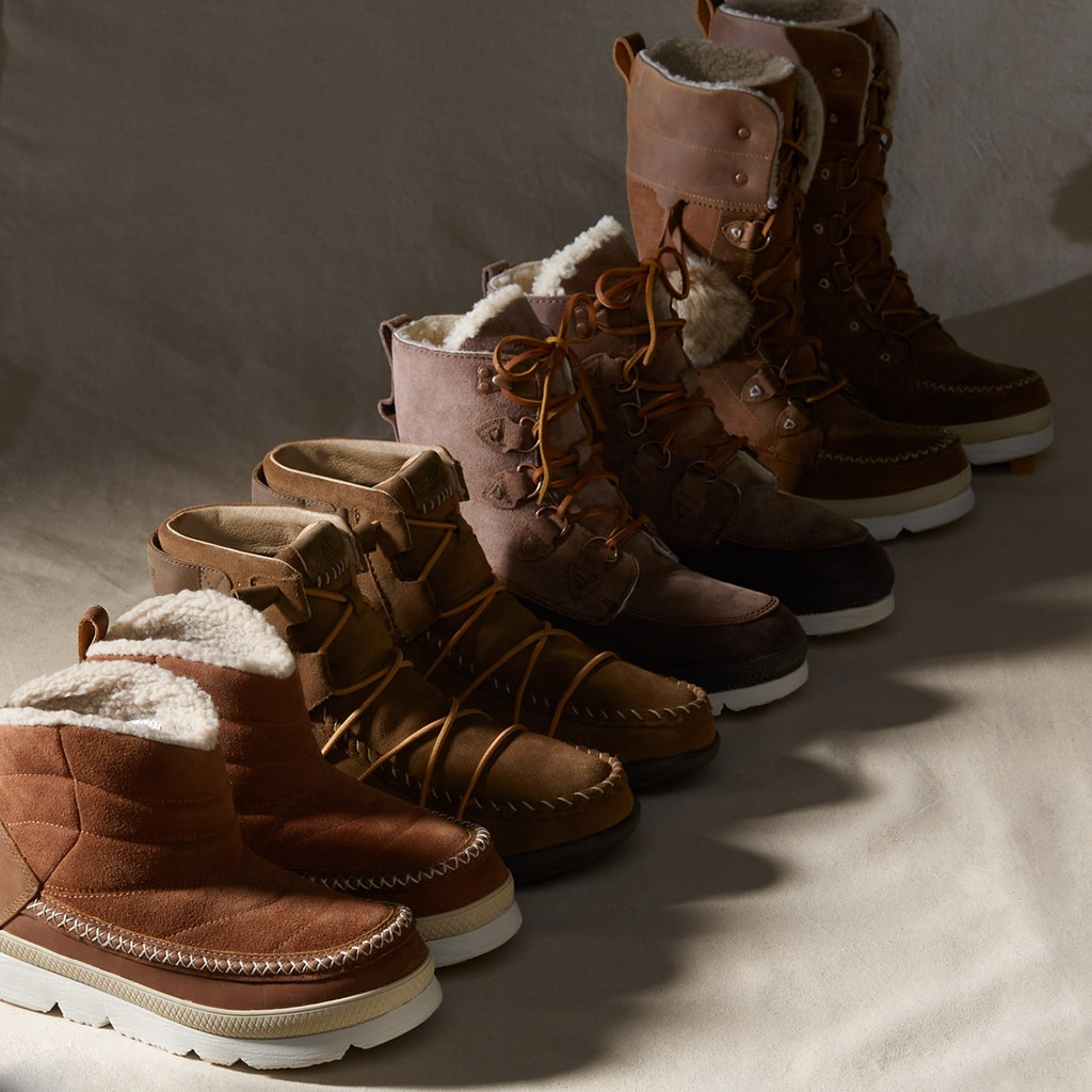 A line of traditional and traditionally inspired mukluks and boots