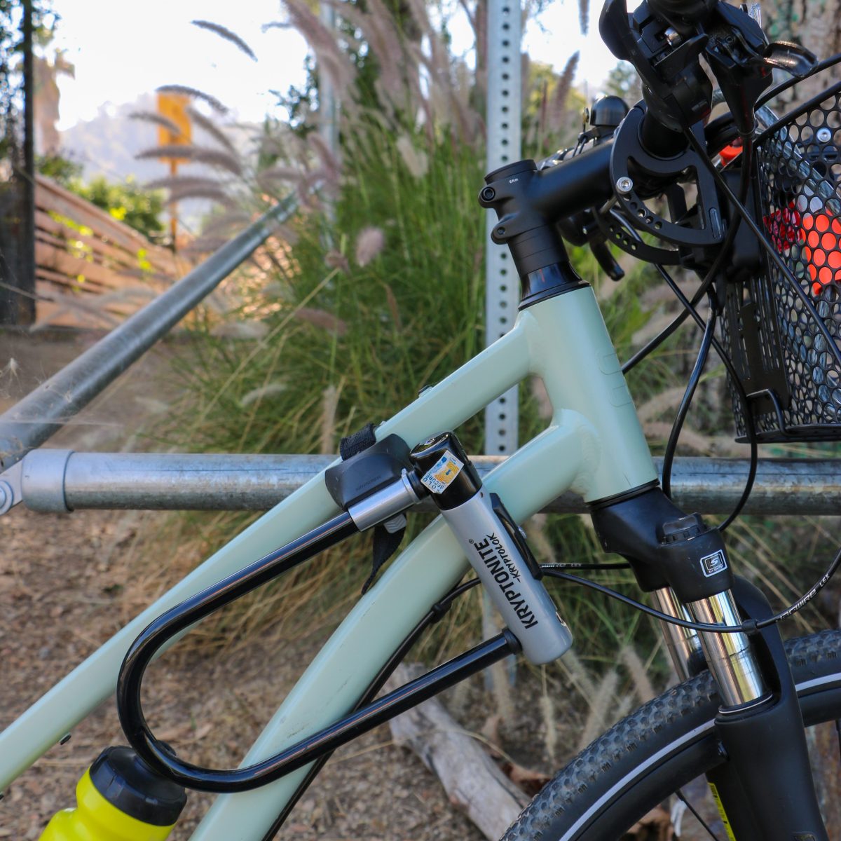 Product shot of the bike lock.