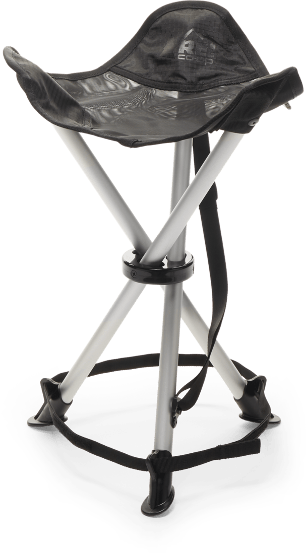 An REI Co-op trail stool