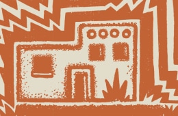 The Taos Hum Camp Monsters banner