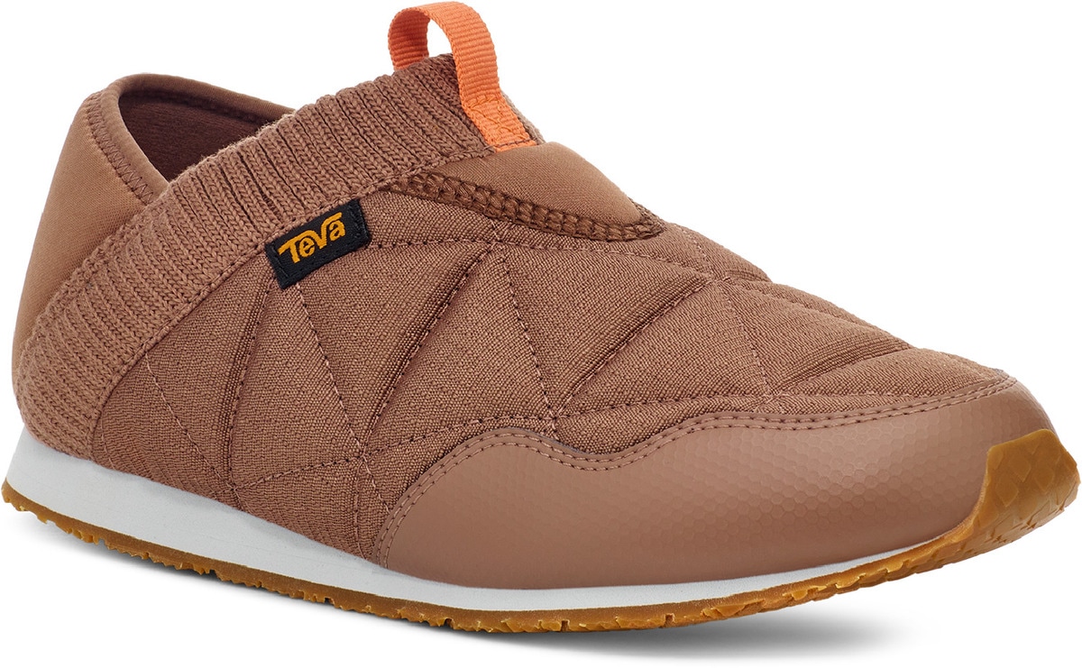 Product shot of the Teva ReEmber Slip-Ons in a rust color.