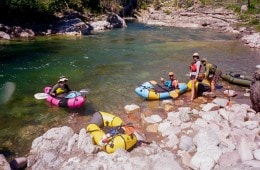 MAK & Owen packrafting for Wild Ideas Worth Living