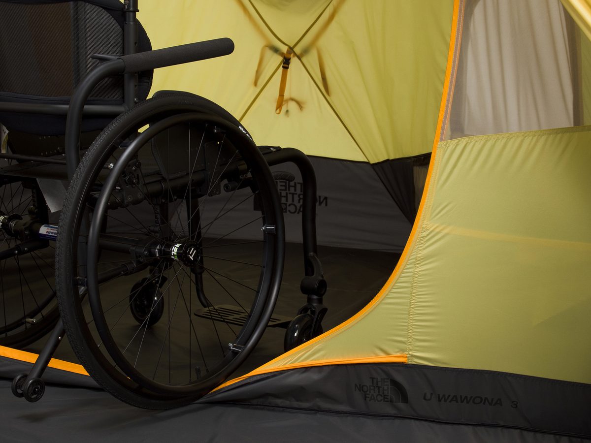 Detail shot of the Universal Wawona 3's low-threshold entryway