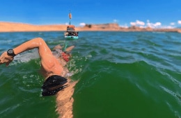 Swimming 140 Mies Across Lake Powell with Shane Schieffer