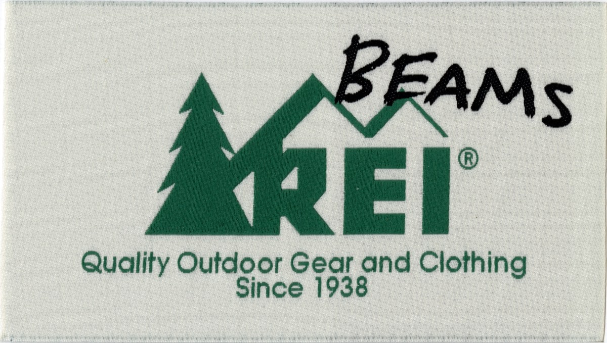 A jacket label