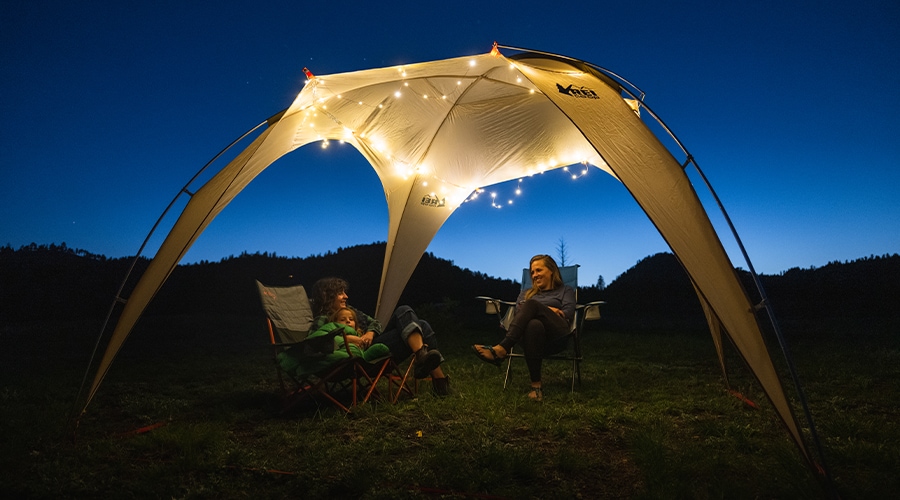 Bring four highly-rated Etekcity lanterns to the camp site for