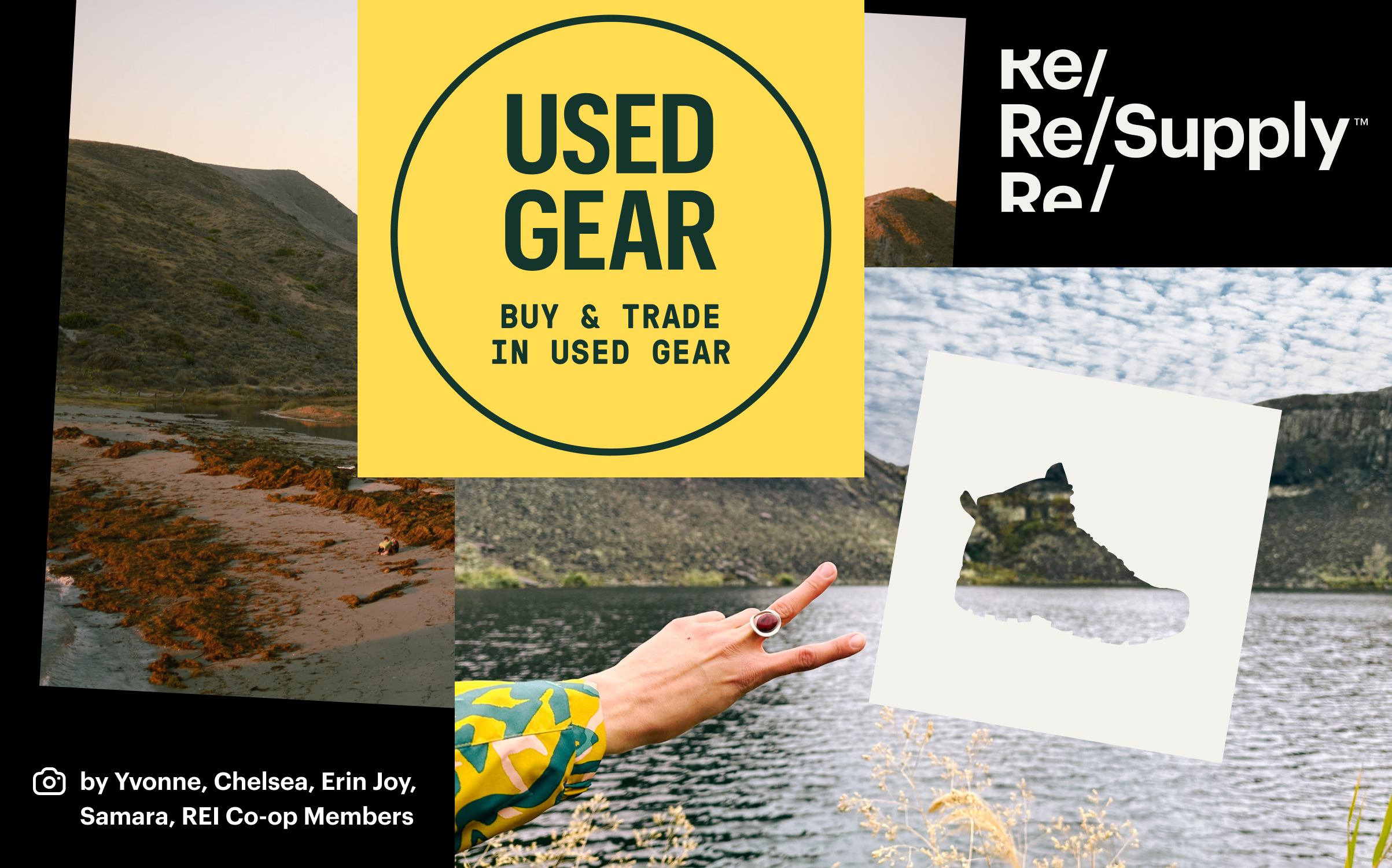 A collection of images from backpacking trips