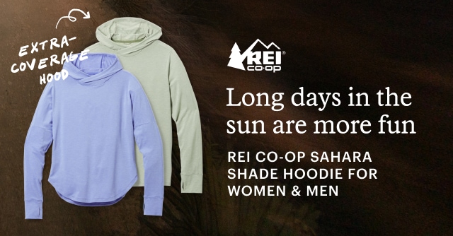 REI CO-OP SAHARA SHADE HOODIE FOR WOMEN & MEN