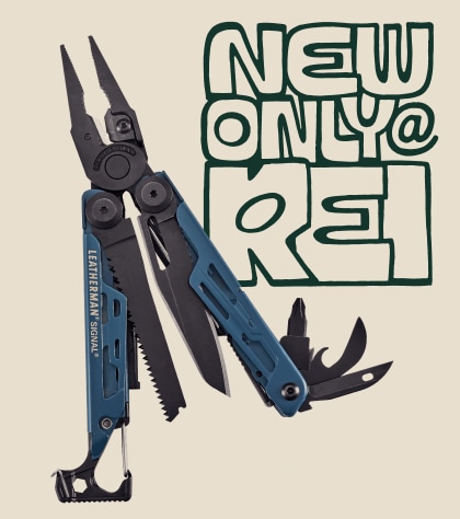 The Leatherman Signal multi-tool in the color, nocturnal.