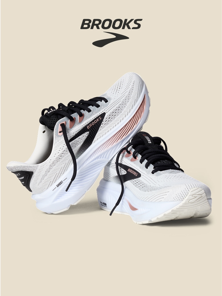 Brooks. A pair of Brooks running shoes.
