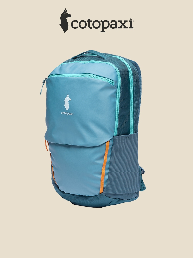 Cotopaxi. A blue backpack from Cotopaxi.