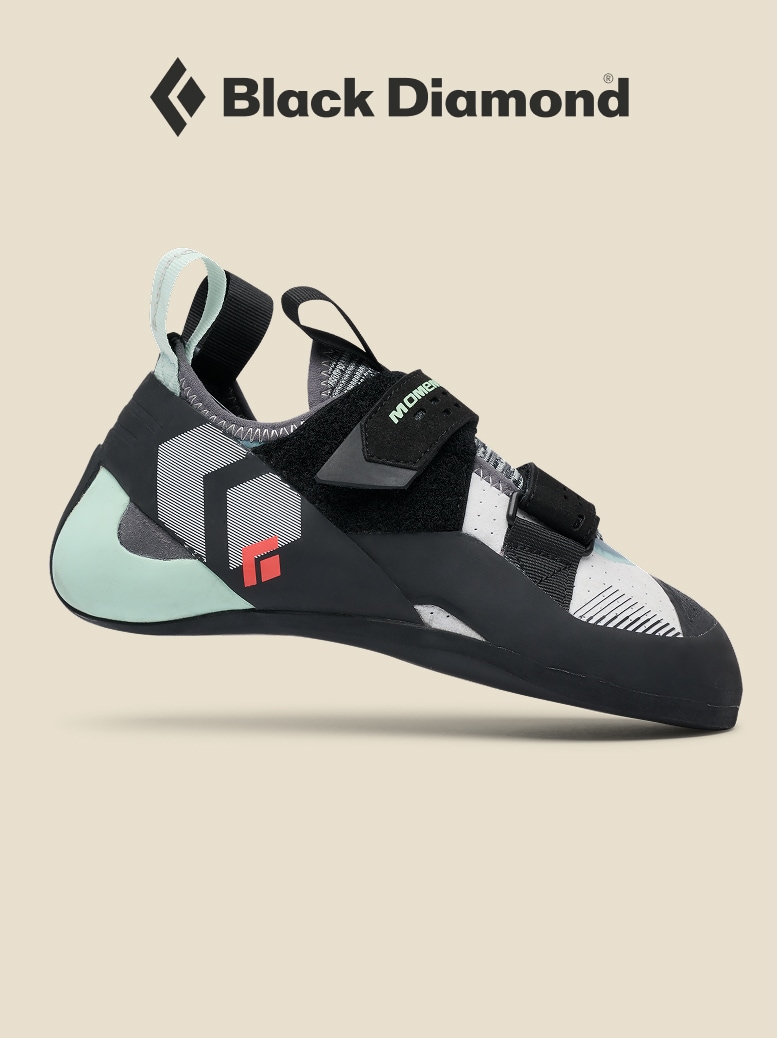 Black Diamond. The Momentum climbing shoes.