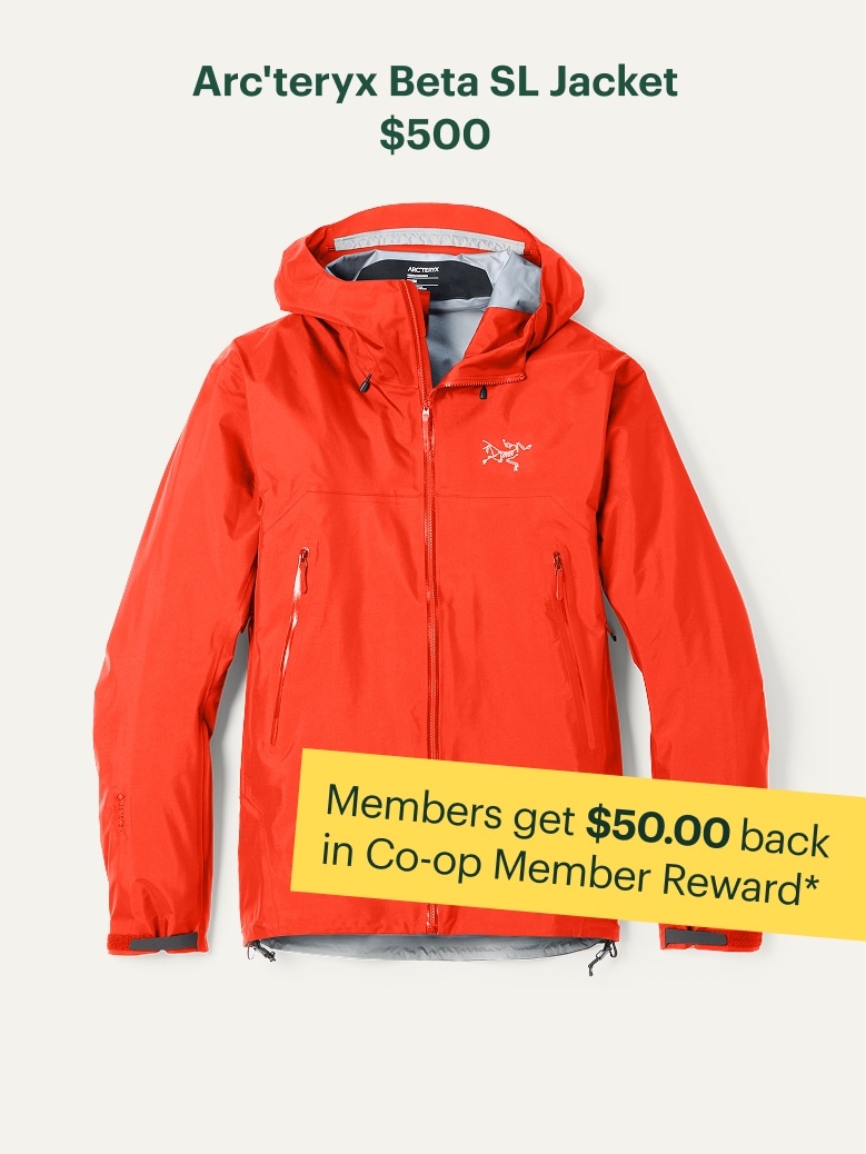 A men’s Beta SL Jacket from Arc’teryx.