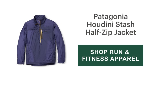 Patagonia Houdini Stash Half-Zip Jacket. SHOP RUN & FITNESS APPAREL.