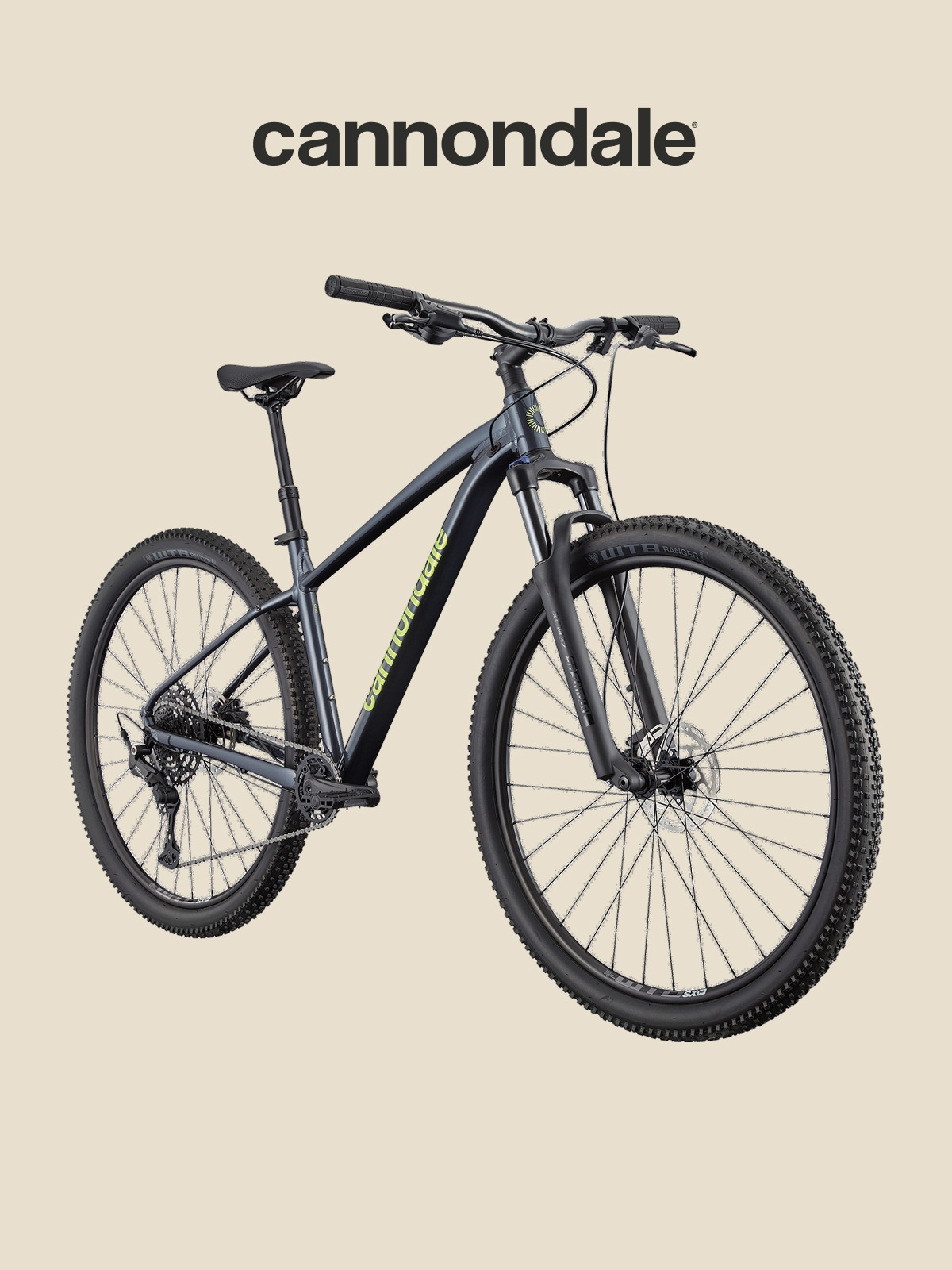 Cannondale. A mountain bike.