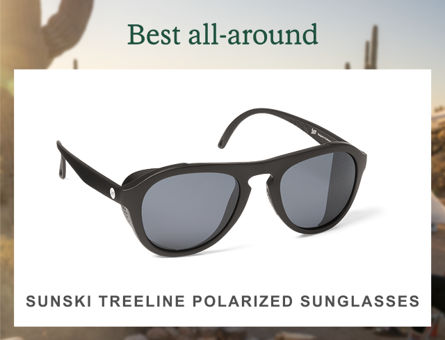 Sunski sunglasses. Headline: Best all-around. SUNSKI TREELINE POLARIZED SUNGLASSES