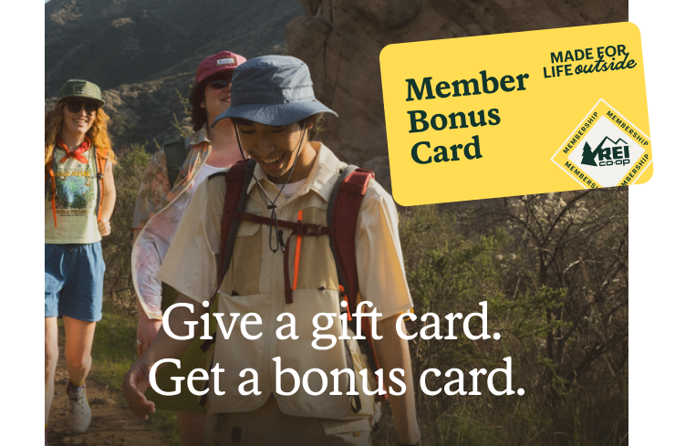 Give a gift card. Get a bonus card.