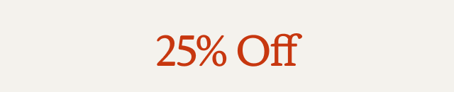 25% Off