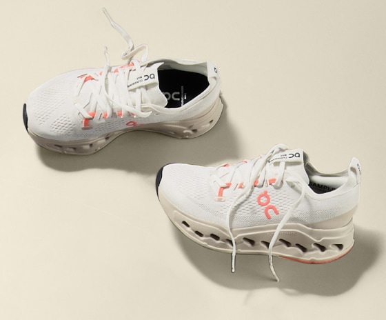 A pair of On Cloudsurfer Max shoes.