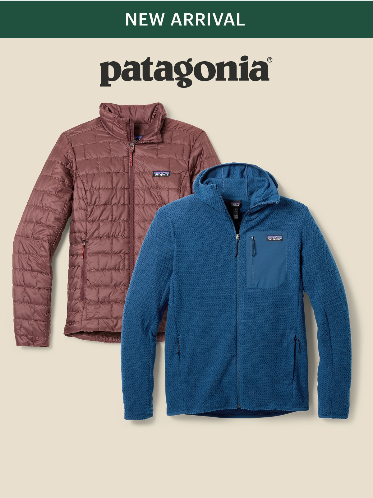 Patagonia. The R1 Air fleece & the Nano Puff jacket.