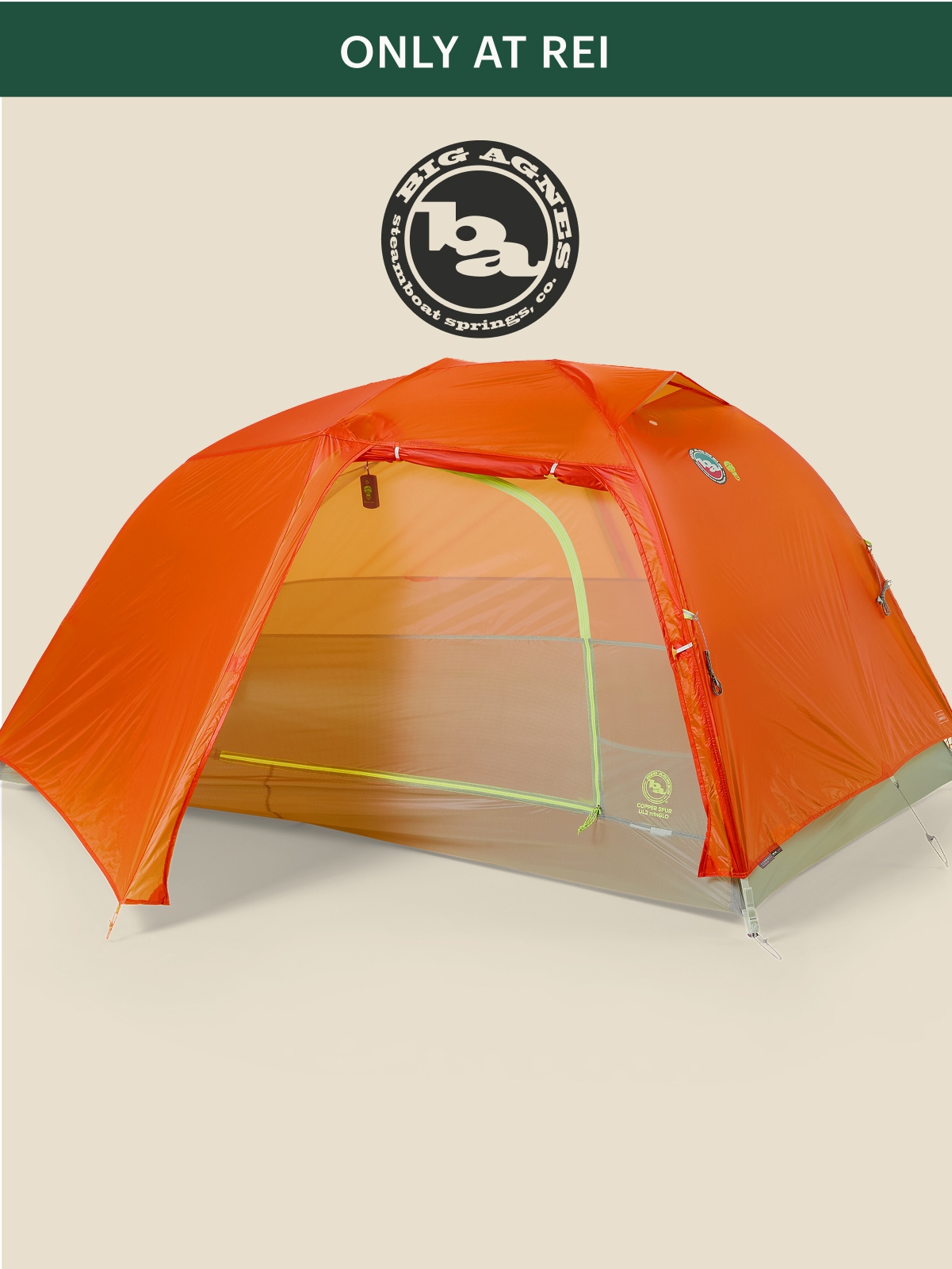 Big Agnes. The Copper Spur UL2 tent.